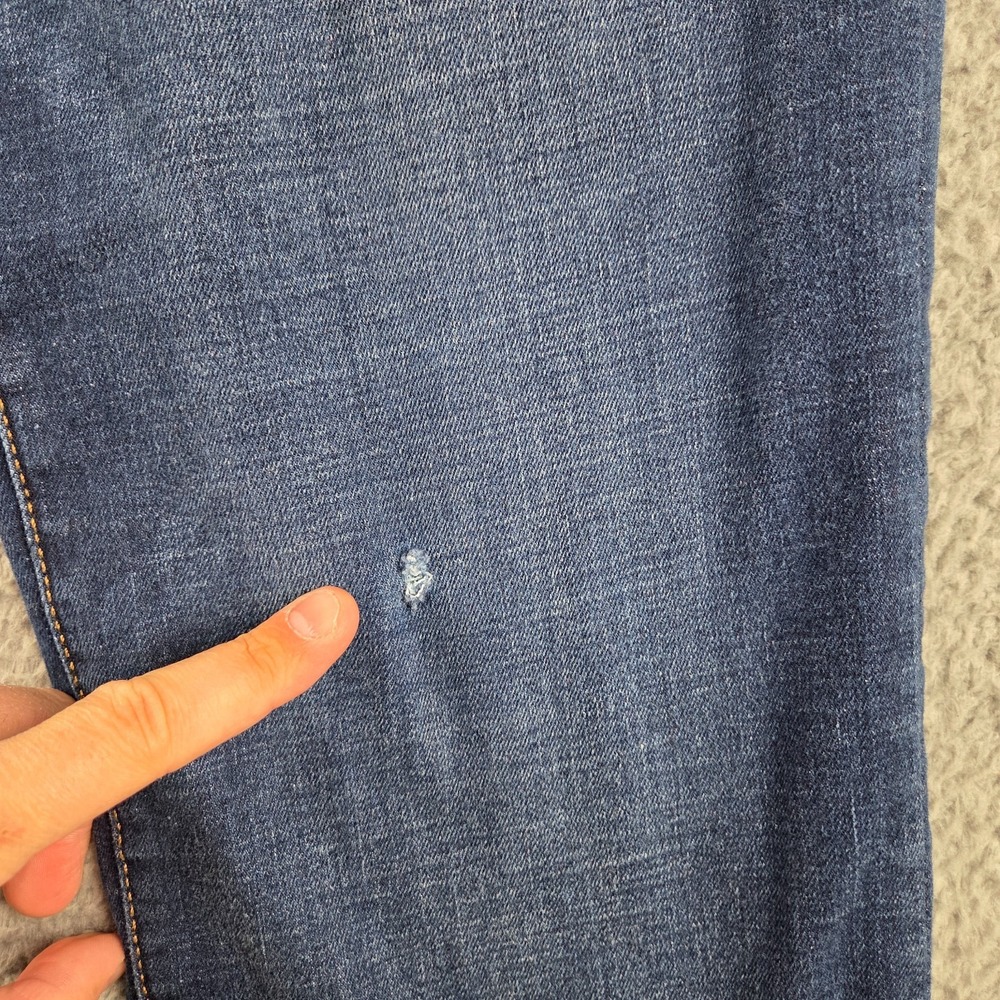 Lee Jeans Mens 34x30 Blue Extreme Motion MVP Regular Fit Straight Leg Stretch - Picture 3 of 12